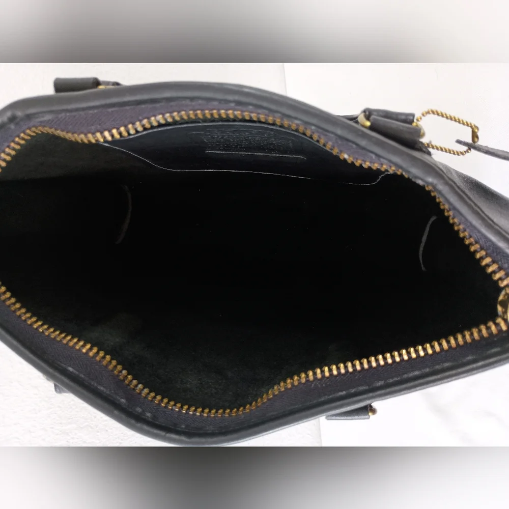 Vintage Coach Black Slim Satchel 310- 3934 - Picture 9 of 10